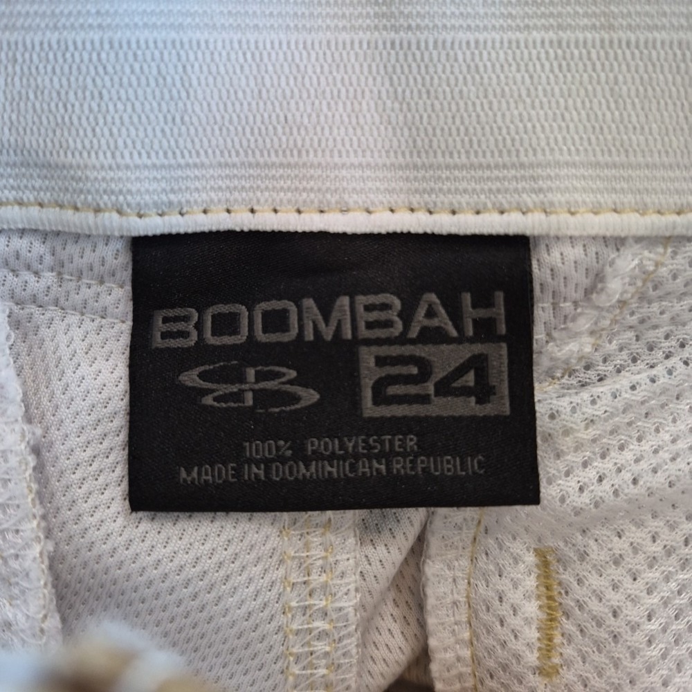 Nwot Boombah Gold W/ White Strips Softball Pants Sz 24 - Picture 5 of 6